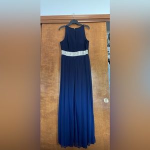 Navy blue evening gown/pant suit